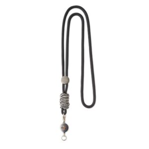 Lanyard in metallo regolabile per badge a bobina a 2 toni di colore dei nodi