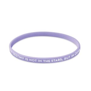 Braccialetti in silicone con stampa a rilievo o in incavo, in tinta con il colore Pantone (larghezza 5 mm)