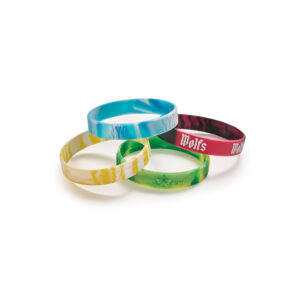 Braccialetto in silicone color marmo