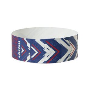 Braccialetti in Tyvek resistenti agli strappi con chiusura adesiva