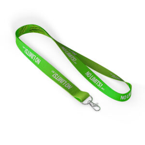 Lanyard in rPET con stampa a sublimazione senza cuciture