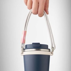 Portabottiglie con cavo triplo ed etichetta personalizzata