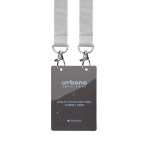 Badge identificativi in PVC con stampa a lunga durata (100×70 mm)
