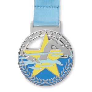 Medaglia in lega di zinco di forma personalizzata