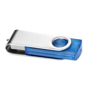 Chiavetta USB con involucro trasparente 1-64GB.