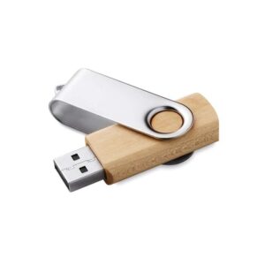 Chiavetta USB con custodia in legno 1-64GB.