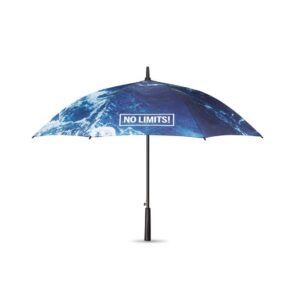 Ombrello antivento ⌀102cm/23″ con manico gommato.