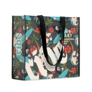 Shopper laminata orizzontale (36x32x12 cm)