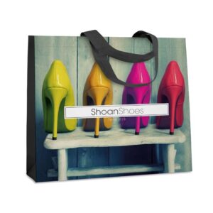 Shopper orizzontale termosaldata: 45x35x10cm.