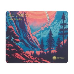 Tappetino per mouse a colori in RPET da 170 g/m² con puntini in silicone antiscivolo, dimensioni 235x200x0,5 mm.