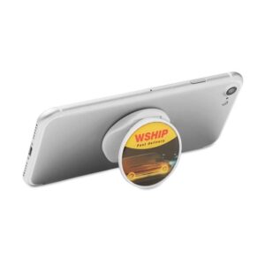 Supporto per smartphone pieghevole stampato in full color.