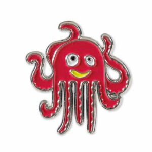 Spillain lega di zinco placcata di forma personalizzata con design del logo in smalto morbido