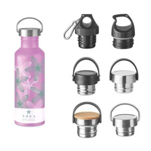 Bottiglie in acciaio inossidabile a strato singolo a Pantone da 500 ml.