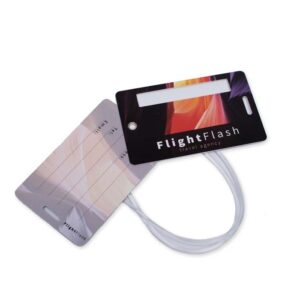 Etichetta bagaglio in PVC rigido a colori
