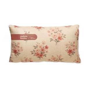 Fodera per cuscino rettangolare in poliestere con texture effetto lino