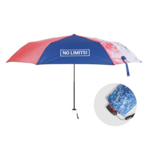 ⌀90cm/19″ Ombrello tascabile pieghevole leggero (100gr).