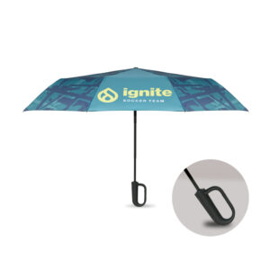 ⌀99.5cm/Ombrello antivento da 21″ a 3 ante con manico a clip