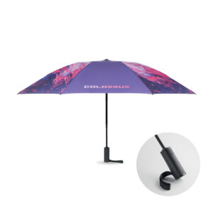 ⌀107cm/Ombrello antivento da 23″ a 3 sezioni con apertura inversa