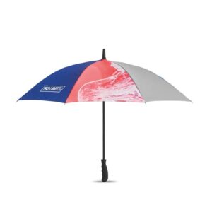 Ombrello antivento ⌀102cm/23″ con manico in plastica dura.
