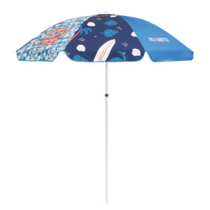 Ø180cm/40″ Ombrellone con 2 pali in metallo.