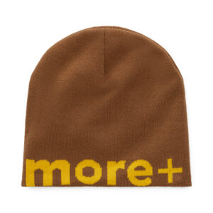 Berretto jacquard con motivo personalizzato in acrilico.