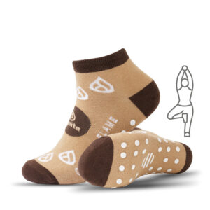 Il tuo design cotone antiscivolo Jacquard calzini alla caviglia