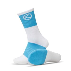 Calzini da tennis trendy in cotone con supporto per l’arco plantare a 360°, con design personalizzato.