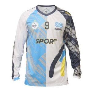 Scollo a V raglan con maniche lunghe