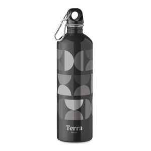Bottiglia in acciaio inox riciclato a singolo strato da 750 ml