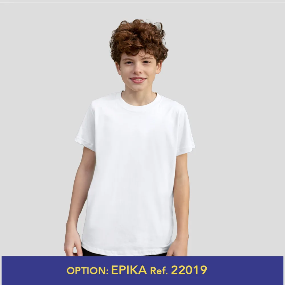 T-Shirt Bimbo Bianca "Keya" Yc150
