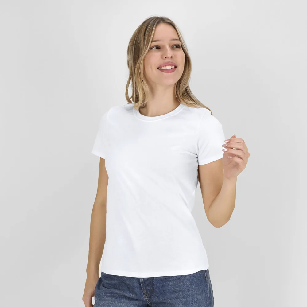 T-Shirt Donna Bianca "Keya" Wcs180
