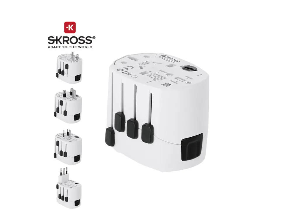 Adattatore Viaggio Universale Skross Pro 3-Pole