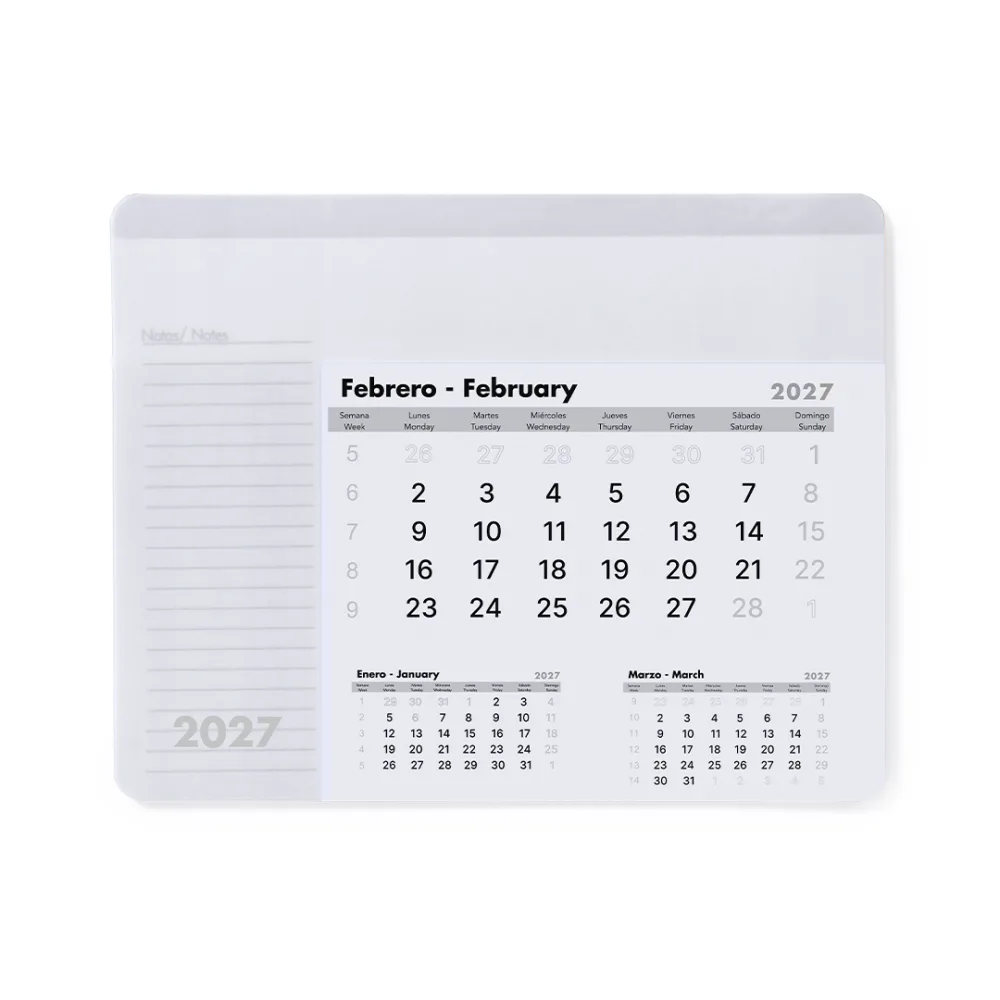 Tappetino Mouse Calendario Rendux