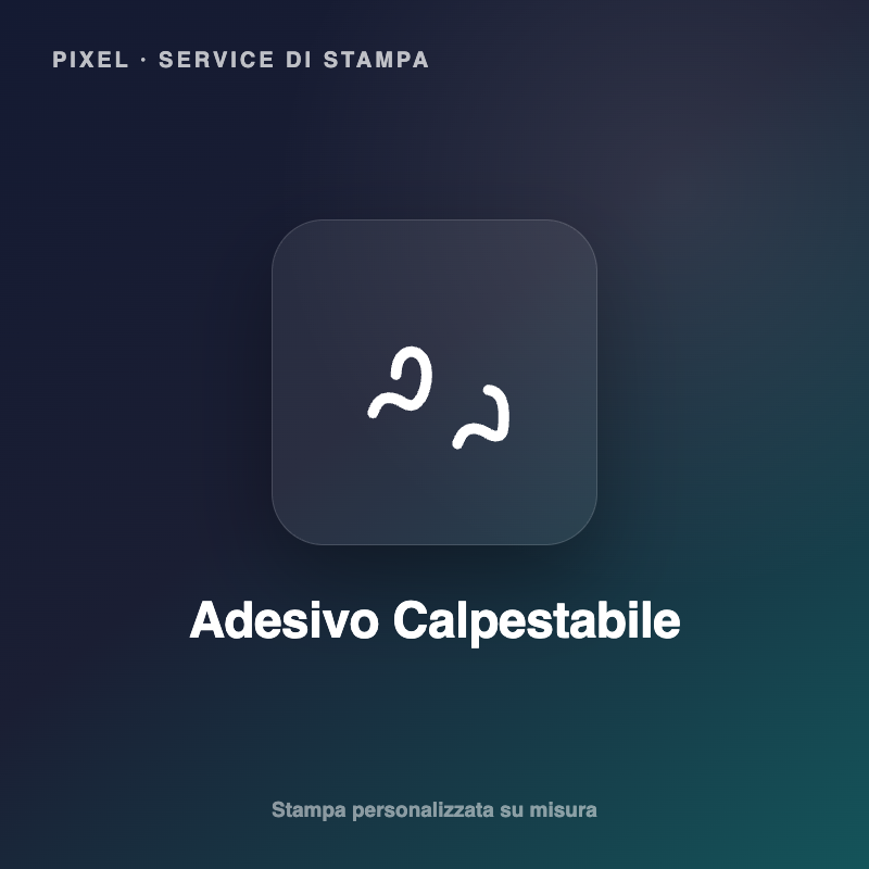 Adesivo Calpestabile