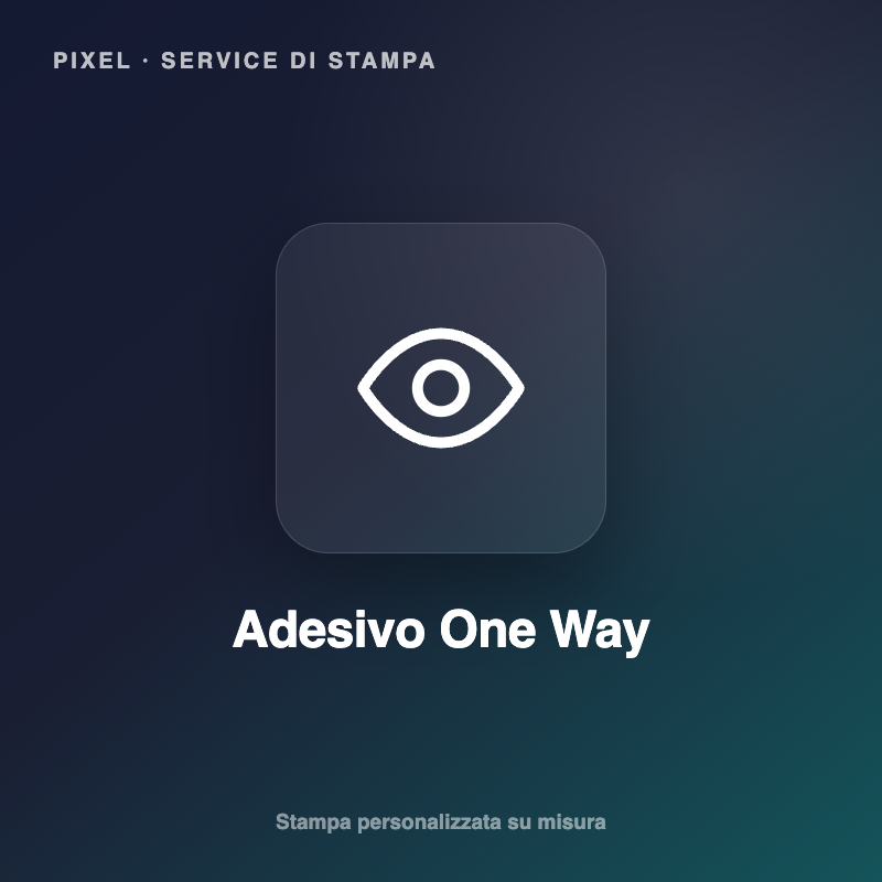 Adesivo One Way